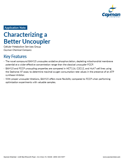 Characterizing a Better Uncoupler<br>